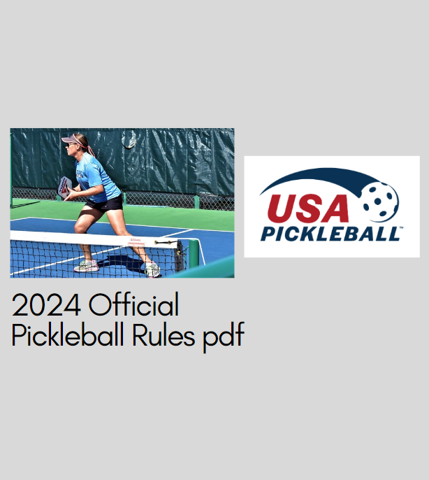 Official 2024 Pickleball Rules PDF Pickle Geeks